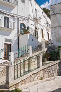 alleyway. Monte sant'angelo. Puglia. İtalya.