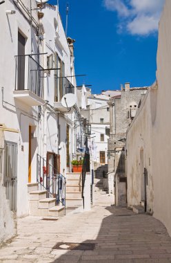 alleyway. Monte sant'angelo. Puglia. İtalya.