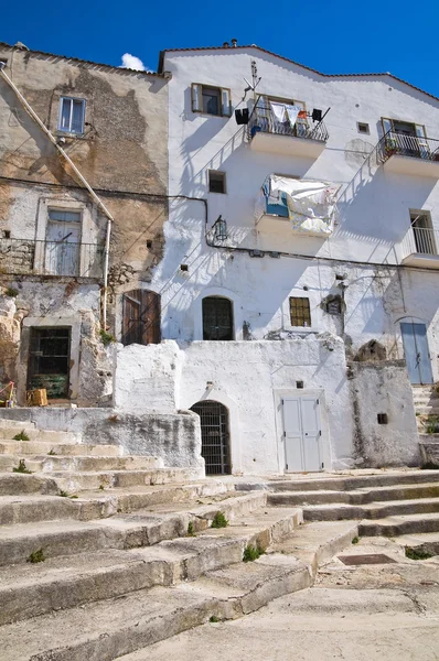 Callejuela. Monte Sant 'Angelo. Puglia. Italia . — Foto de Stock