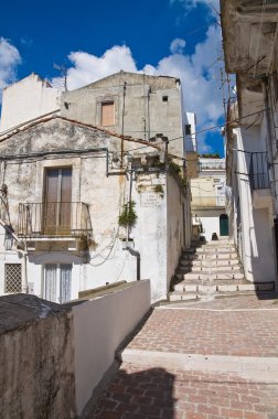 alleyway. Monte sant'angelo. Puglia. İtalya.