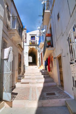 alleyway. Monte sant'angelo. Puglia. İtalya.