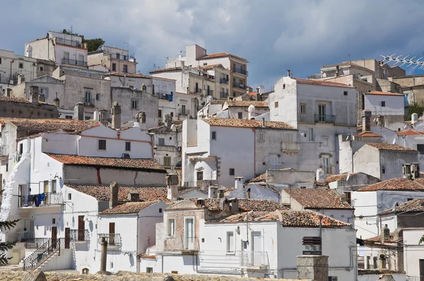 Monte sant'angelo panoramik manzaralı. Puglia. İtalya. — Stok fotoğraf