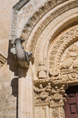 St maria maggiore Kilisesi. Monte sant'angelo. Puglia. İtalya.