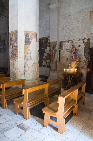 Igreja de Santa maria maggiore. Monte sant'angelo. Puglia. Itália. — Zdjęcie stockowe