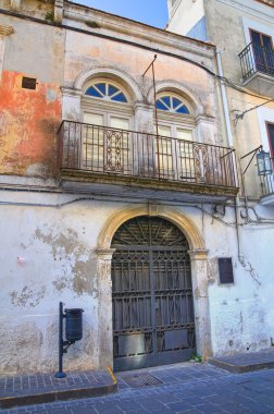 ciampoli Sarayı. Monte sant'angelo. Puglia. İtalya.
