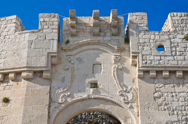 Monte sant'angelo Kalesi. Puglia. İtalya. — Stok fotoğraf