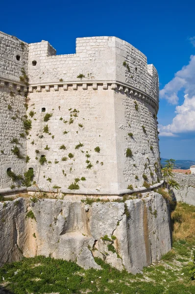 Hrad monte Sant'Angelo. Puglia. Itálie. — Stock fotografie