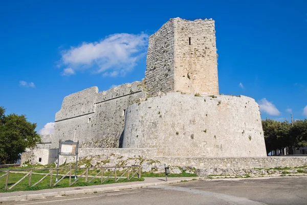 monte sant'angelo Kalesi. Puglia. İtalya.
