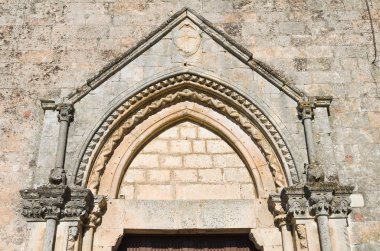 st. benedetto Kilisesi. Monte sant'angelo. Puglia. İtalya.