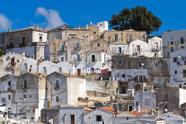 Panoramic view of Monte Sant'Angelo. Puglia. Italy. — Stock Photo, Image