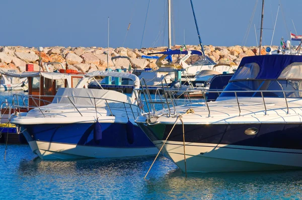 Rodi garganico panoramik manzaralı. Puglia. İtalya. — Stok fotoğraf