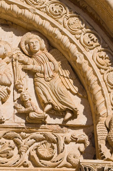 St maria maggiore Kilisesi. Monte sant'angelo. Puglia. İtalya. — Stok fotoğraf