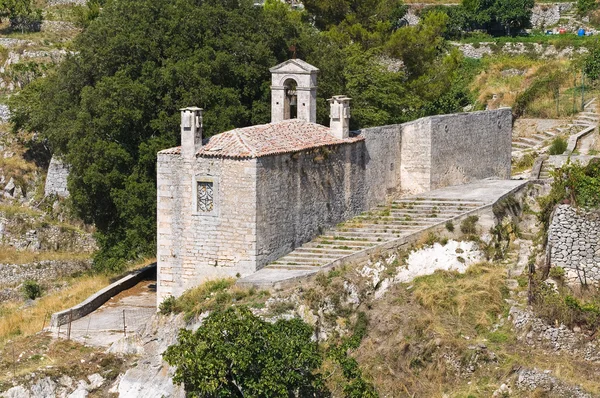 Kościół incoronata. Monte sant'angelo. Puglia. Włochy. — Zdjęcie stockowe