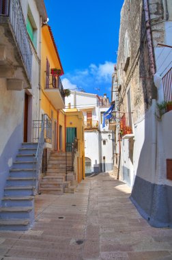 alleyway. Ischitella. Puglia. İtalya.