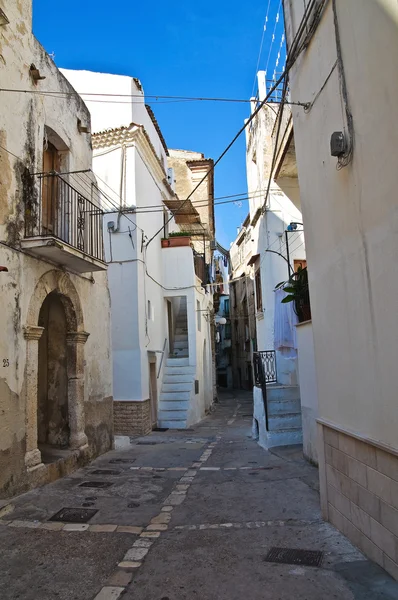 Callejuela. Rodi Garganico. Puglia. Italia . —  Fotos de Stock