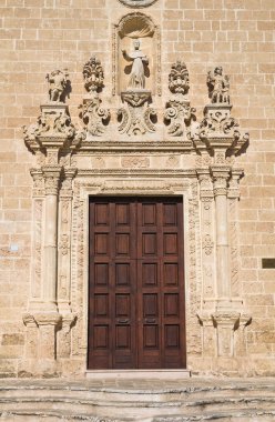 Kilise aziz Leonardo. manduria. Puglia. İtalya.