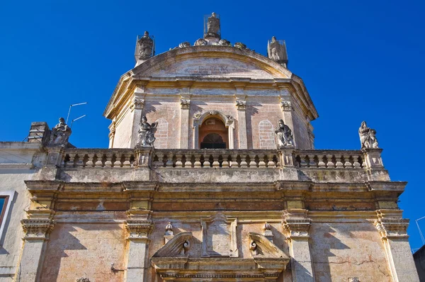 Kyrkan av madonna del carmine. Manduria. Puglia. Italien. — Stockfoto