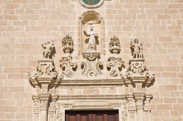 Kostel svatého Leonarda. manduria. Puglia. Itálie. — Stock fotografie
