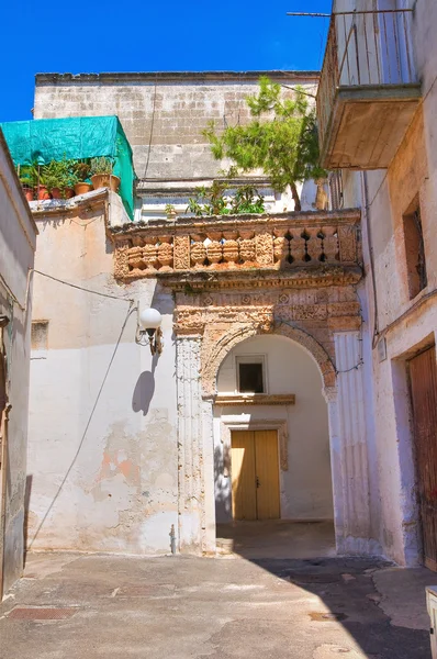 Palácio Longo. Maruggio. Puglia. Itália . — Fotografia de Stock