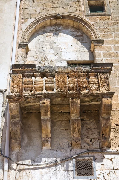 Historical palace. Maruggio. Puglia. Italy. — Stock Photo, Image