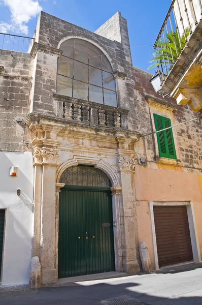 Palazzo storico. Manduria. Puglia. Italia . — Foto Stock