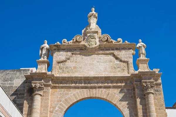 St. angelo arch. Manduria. Puglia. Italië. — Stockfoto