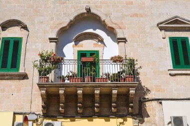 tarihi Saray. manduria. Puglia. İtalya.