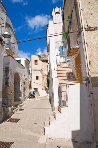 Callejuela. Rodi Garganico. Puglia. Italia . — Foto de Stock