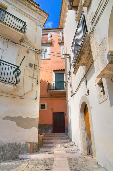 Uličky. Rodi garganico. Puglia. Itálie. — Stock fotografie