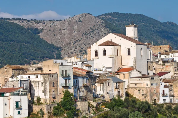 Cagnano varano panoramik manzaralı. Puglia. İtalya. — Stok fotoğraf