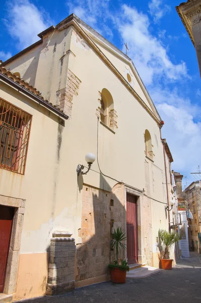 Kerk van st pietro. Rodi garganico. Puglia. Italië. — Stockfoto