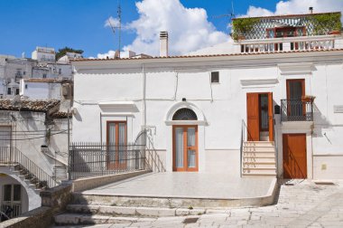 alleyway. Monte sant'angelo. Puglia. İtalya.