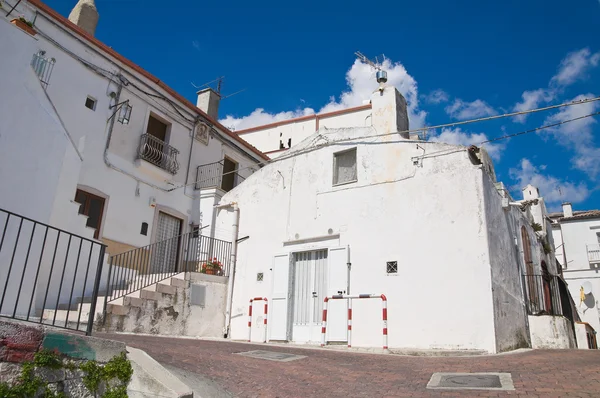 Callejuela. Monte Sant 'Angelo. Puglia. Italia . — Foto de Stock