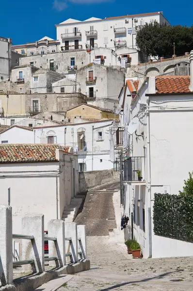 Alleyway. Monte sant'angelo. Puglia. İtalya. — Stok fotoğraf