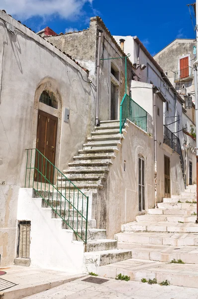 Alleyway. Monte sant'angelo. Puglia. İtalya. — Stok fotoğraf