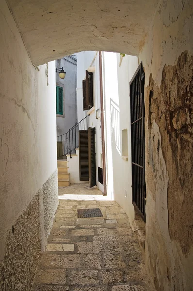 Alleyway. Noci. Puglia. Italy. — Stock Photo, Image