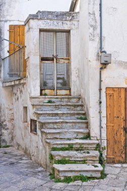 Ara sokakta. Noci. Puglia. İtalya.