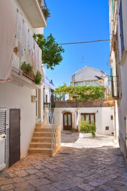 Ara sokakta. Noci. Puglia. İtalya.