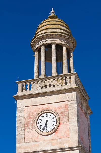 時計塔だ。ノチ。プーリア州.イタリア. — ストック写真