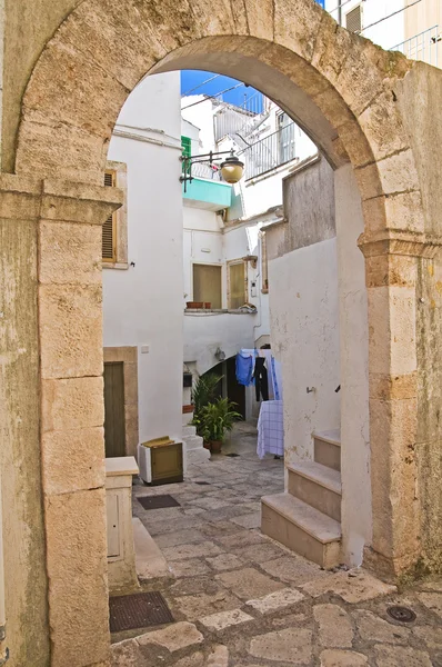 Callejuela. Noci. Puglia. Italia . — Foto de Stock