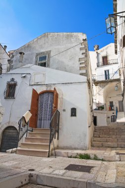 alleyway. Monte sant'angelo. Puglia. İtalya.