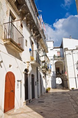 alleyway. Monte sant'angelo. Puglia. İtalya.