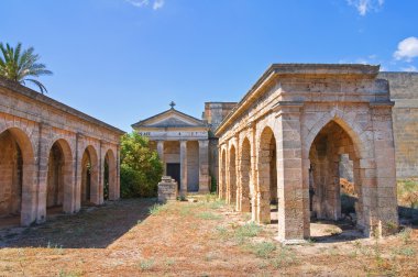 tarihi kiliseyi. Maruggio. Puglia. İtalya.