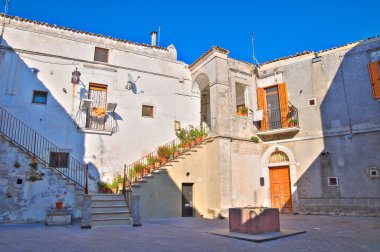 piskoposluk Sarayı. Monte sant'angelo. Puglia. İtalya.