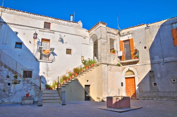 Piskoposluk Sarayı. Monte sant'angelo. Puglia. İtalya. — Stok fotoğraf