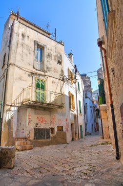 alleyway. Conversano. Puglia. İtalya.