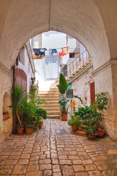 Alleyway. Conversano. Puglia. Italy. — Stock Photo, Image