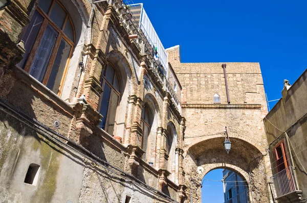 De franchi palace. Pisticci. Basilicata. Italien. — Stockfoto