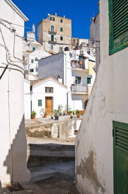 alleyway. Pisticci. Basilicata. İtalya.