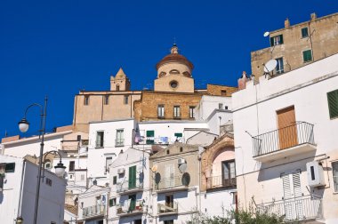 pisticci panoramik manzaralı. Basilicata. İtalya.